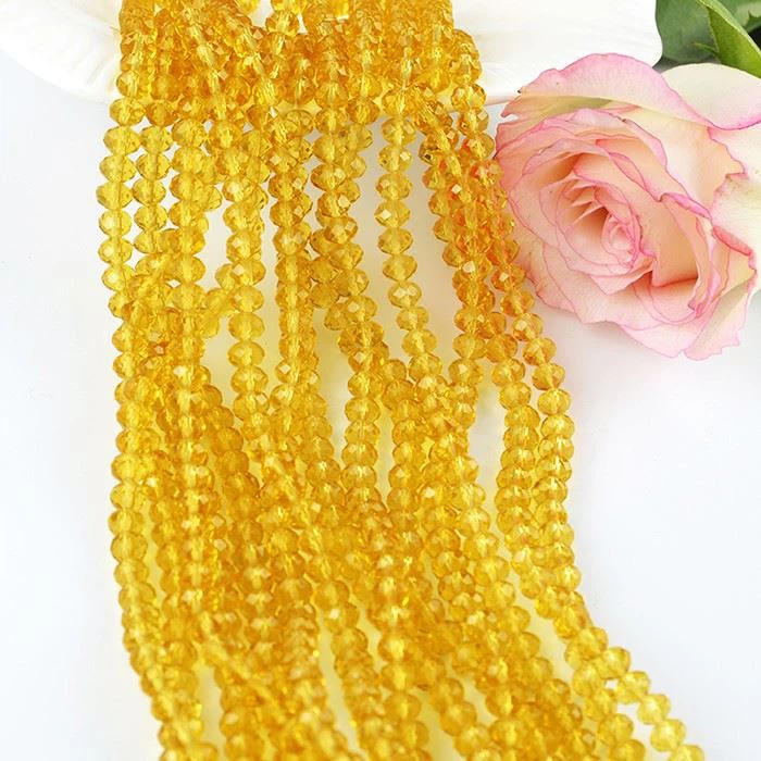 Rondelle Glass Beads factory