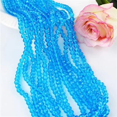 Glaspärlor Rondelle